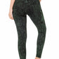 MINERAL WASH WIDE WAISTBAND FULL LENGTH LEGGINGS