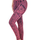 MINERAL WASH WIDE WAISTBAND FULL LENGTH LEGGINGS