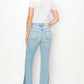 HIGH RISE BOOT CUT W/COLOR PANEL DETAIL JEANS