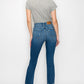 HIGH RISE SLIM STRAIGHT JEANS