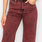 HIGH RISE FLARED LEG JEANS