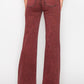 HIGH RISE FLARED LEG JEANS