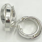 925 Sterling Silver Interwined Earrings - 25mm