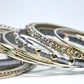 Silver & Grey Indian Bangles 16 PCS