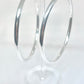 925 Sterling Silver Plain Hoop Earrings 70mm
