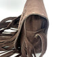 Suede Fringe Crossbody Bag
