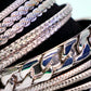 Silver Tone Stackable Bangles 9 Pcs