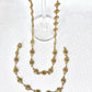 Gold FilledLady Bug Chain & Bracelet Set