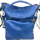 Royal Blue Shoulder Bag with extra Crossbody Bag