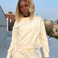 Ecru the color of Sand Knit Sweatsuit