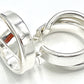 925 Sterling Silver Interwined Earrings - 25mm