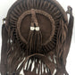 Suede Fringe Oval Shoulder Bag