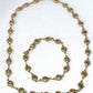 Gold FilledLady Bug Chain & Bracelet Set