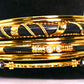 Black & Gold Stackable Bangles 9 Pcs