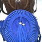 Suede Fringe Oval Shoulder Bag