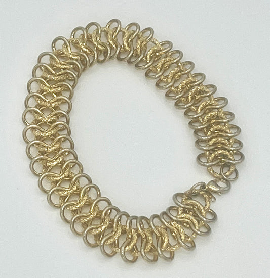 Gold Filled Infinity Link Anklet 10"