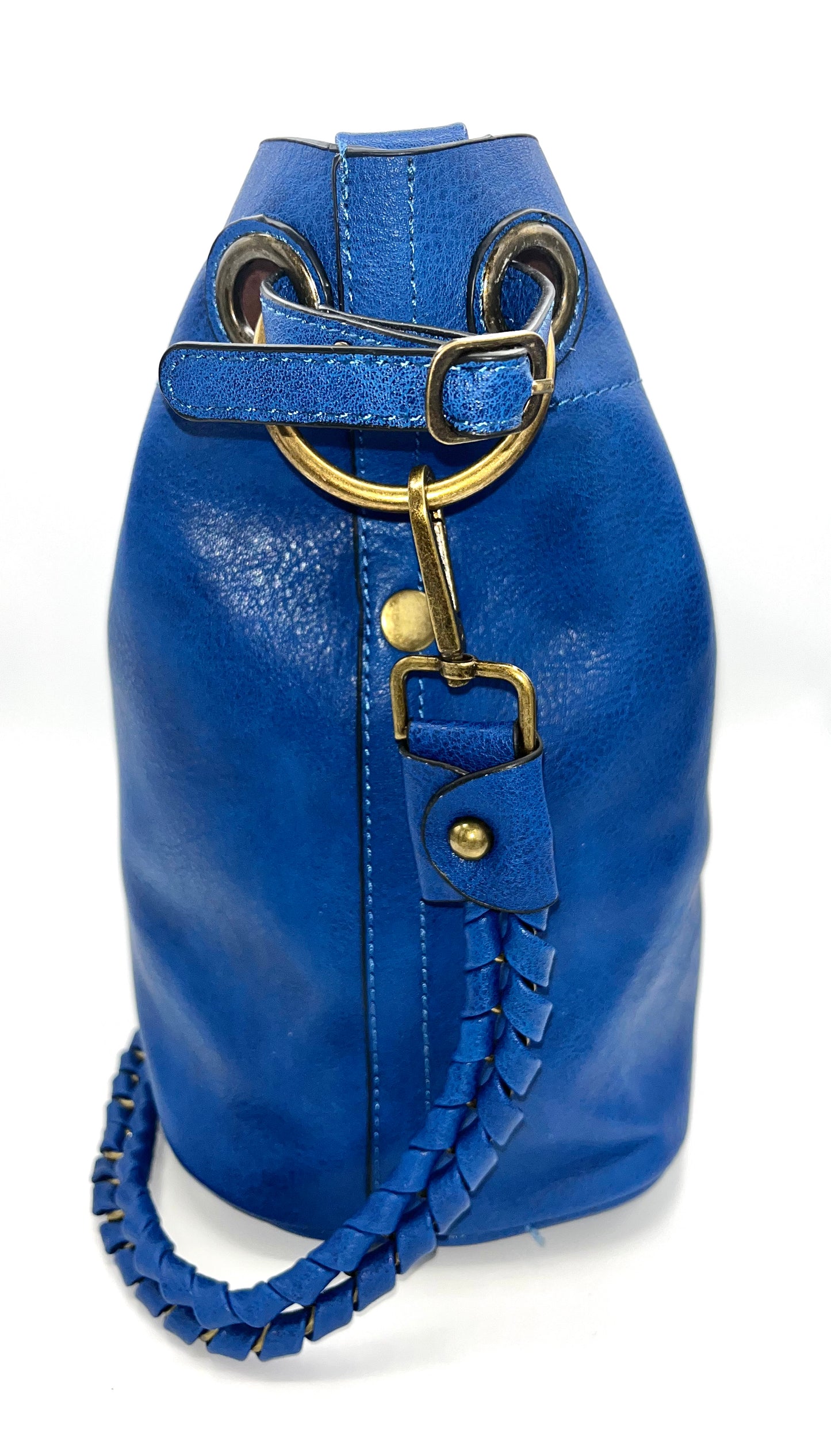 Royal Blue Shoulder Bag with extra Crossbody Bag