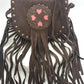 Suede Fringe Crossbody Bag