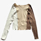 Patch Work Paneled Long Sleeve Shirt!