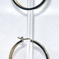 Gold Dipped Sterling Silver Earrings with Cubic Zirconia