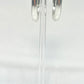 925 Sterling Silver Plain Hoops Earrings - 35mm