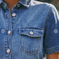 Mini Denim Shirt Dress