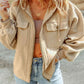 Zip-Up Drawstring Hooded Jacket